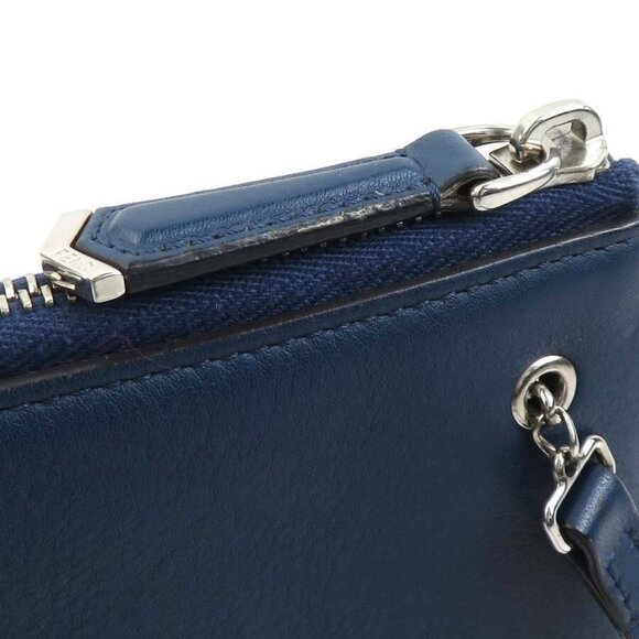 Auth FENDI Bugs Monster Crossbody Shoulder Bag Navy/Red Leather/Fur - h30835a - Picture 10 of 16